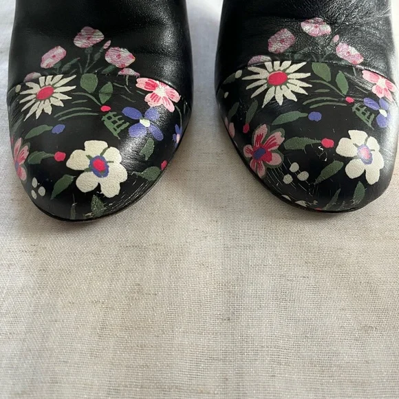Valentino Garavani Floral Heeled Boots size 37.5 - Picture 5 of 11